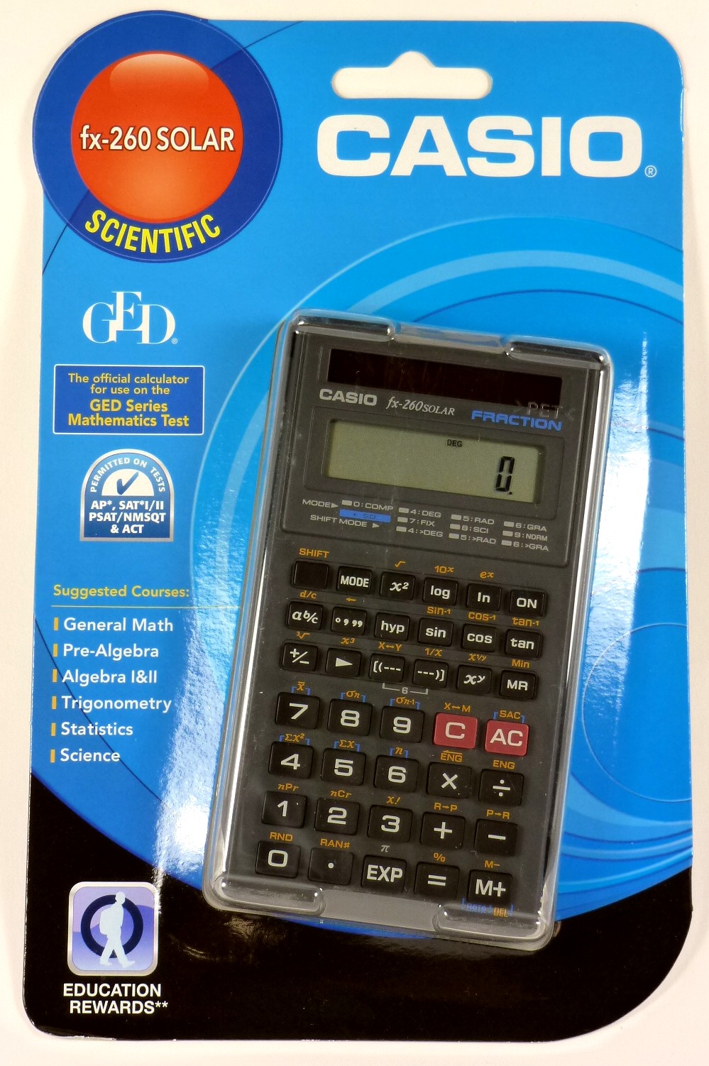FX260SLR CASIO FX260 Solar powered AllPurpose Scientific Calculator